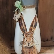 Decoupage Vase (Hare-Design)